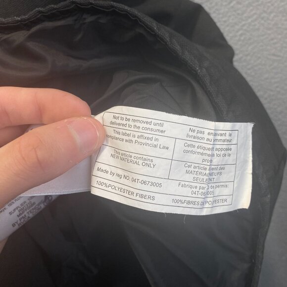 RVCA‎ men’s hoodie vest puffer quilted full zip jacket gray black Size Large - Picture 10 of 12